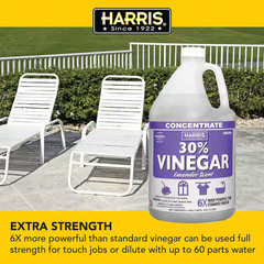 Harris 30% Vinegar All-Purpose Cleaner Concentrate Lavender Scent 128 oz