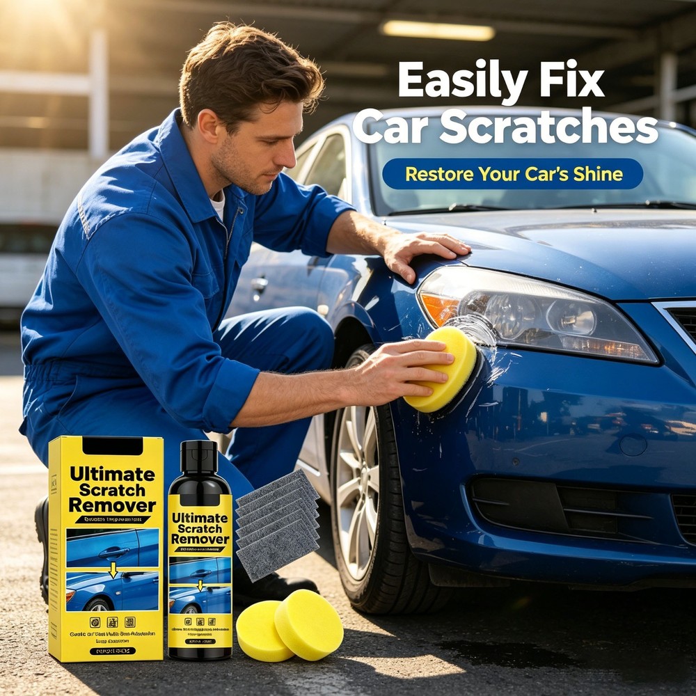 Car Scratch Repair Kit Nano Cloth Wipe off Abrasion Scratches Restore Original P