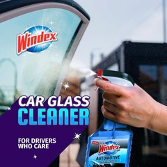Crystal Rain Scented Car Window Cleaner for Tinted & Non-Tinted Glass – 23 oz