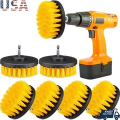 Drill Brush Attachment Kit Cleaning Bathtub Sink Tile Grout Shower Auto New