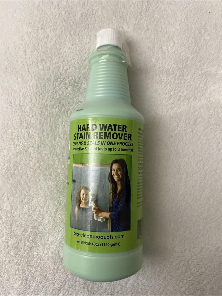 Hard Water Stain Remover Bioclean 40 oz- Cleans mold stains,Glass&Other Surfaces