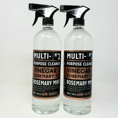 2 Lux Clean Vinegar & Rosemary Mint No 2 Multi Purpose Spray Cleaner 32 fl oz