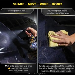 Meguiar’s G7716 Gold Class Carnauba Quik Wax, Special Blend For Richne