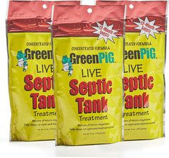 GREEN PIG 54A Live Tank Treatment Aids in The Breakdown of Septic Waste to with