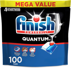 Quantum Dishwasher Pods, No Pre-Rinse Dishwasher Detergent Soap Removes 24HR Dri
