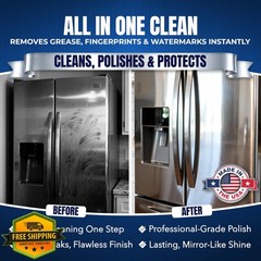 Sheila Shine Stainless Cleaner Polish 10 Oz 2-Pack Cloth