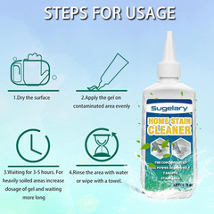 Sugelary Mold Stain Cleaner, 5 Fl Oz Mold Stain Cleaner Gel for Washing Machine,