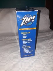 ZAP! Professional Cleaner Porcelain Fiberglass Tile & Grout Restorer 2-10oz Read