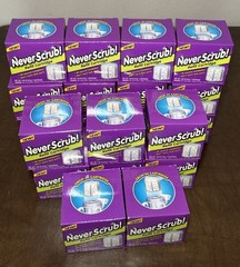 Lot of 20 NEW NIB NeverScrub Refill Cartridge Cartridges Never Scrub