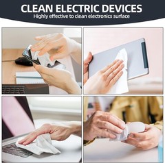 10 PCS Multi-Purpose Handy Wipes for Electronics – Quick Dry Cleaning Solution