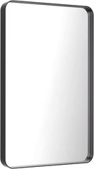 Bathroom Mirror, 24X36-inch Round Rectangular Mirror, Rustproof, Tempered Glass