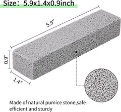 25 Pieces Pumice Stones for Toilet Cleaning Pumice Scouring Stick Remove Hard Wa
