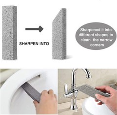 6 Pack Pumice Stone for Toilet Bowl Cleaning, Scouring Stick Remove Toilet Bo…