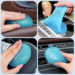 Car Cleaning Gel Cleaning Putty Interior Cleaner Slime Detai Color: Light Blue