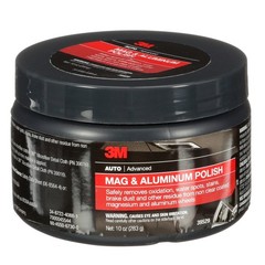 Aluminum Mag Wheel Polish Paste 10 oz White HeavyDuty for Auto Wheels
