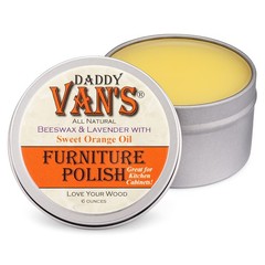 Beeswax Furniture Polish – Natural Wood Polish with Lavender & Sweet Orange O…