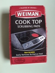 3pack Weiman Cook Top Scrubbing Pads Non-Scratch