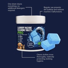 Washing Machine Cleaning Tablets Drum Laundry Sink Remove Dirt Eliminate Odors R