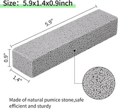 25 Pieces Pumice Stone Toilet Bowl Cleaner, Pumice Scouring Stick Remove Hard Wa