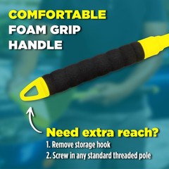 Invisible Glass 95160 2-Piece Quick Change Reach and Clean Tool a Window and Win