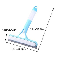 Household Multifunctional Glass Wiper with Watering Can Glass Cleaning Tool 3-In