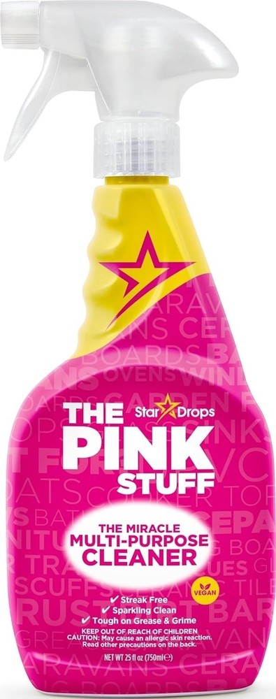 Stardrops The Pink Stuff Miracle Multi-Purpose Cleaner Spray Removes Grease 25Oz