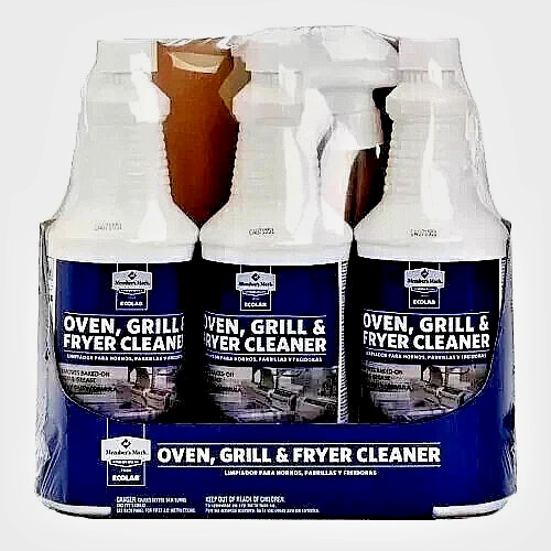 3 PK Restaurant Commercial Oven, Grill and Fryer Cleaner 32 oz. Member Mark