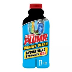 Liquid-Plumr 17 oz Industrial Strength Urgent Clear Clog Remover, Drain Cleaner