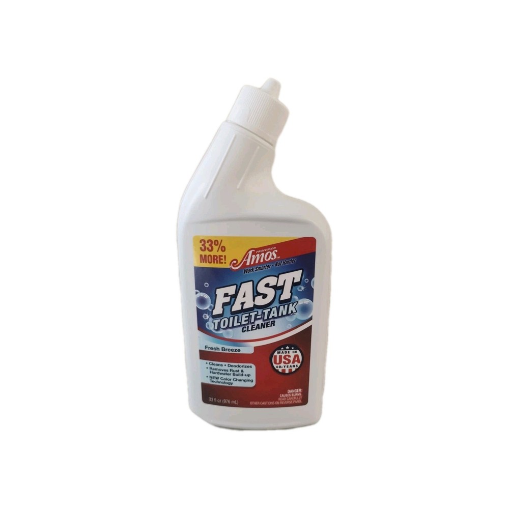 Professor Amos 33 oz Fast Toilet-Tank Cleaner/Deodorizer Solution—Fresh Breeze