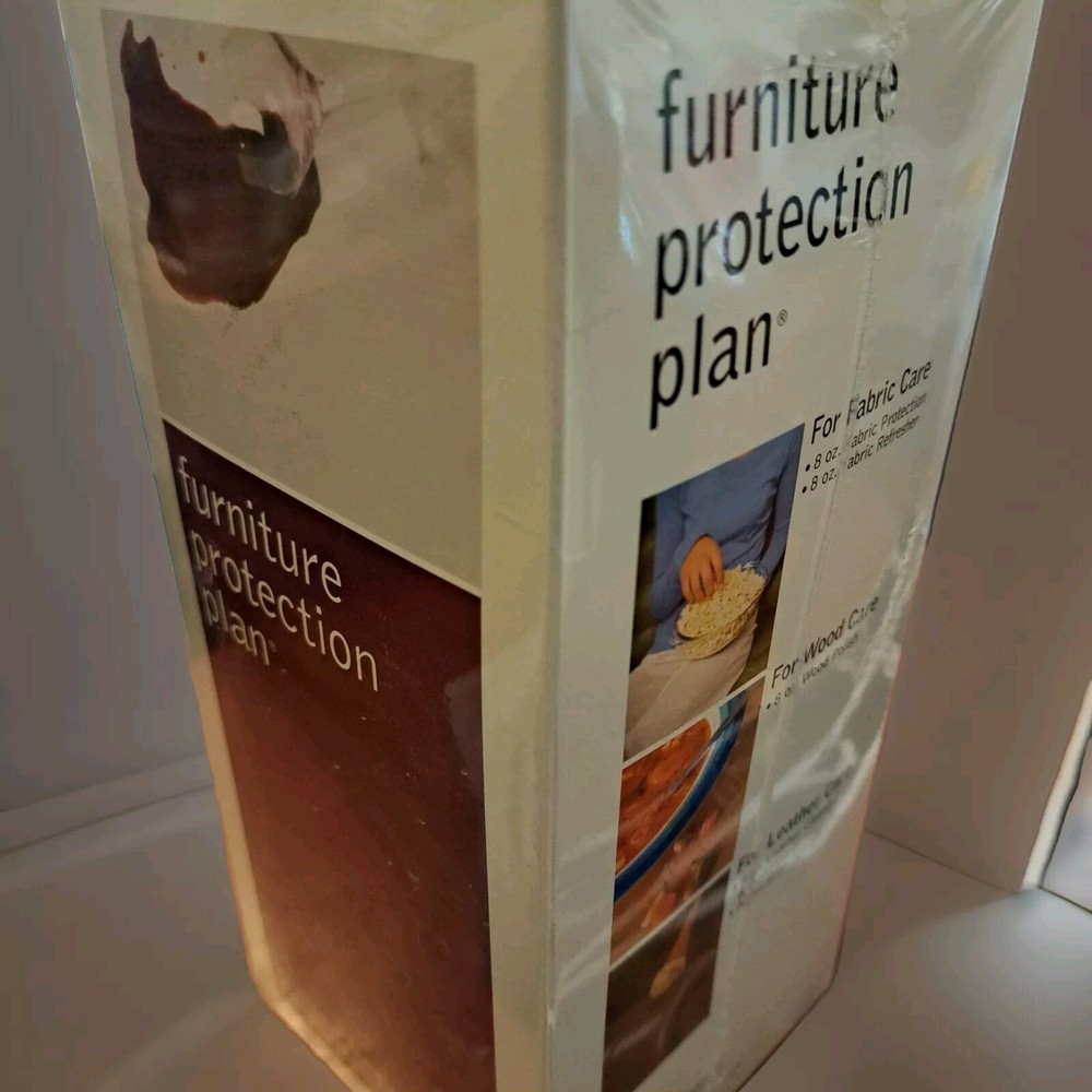 Furniture Protection Plan Care Kit Leather Fabric Wood New Refresher Polish