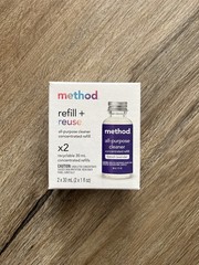 Method French Lavender Concentrated All Purpose Cleaner Refill – 1 oz bottles x2