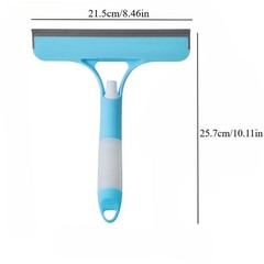 3-in-1 Shower Scraper Cleaner Bathrooms Glass Cleaning Mirror with Watering Can