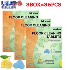 36PCS Floor Cleaning Tablets Dissolvable Floor Cleaner Tablets for Hard Floors