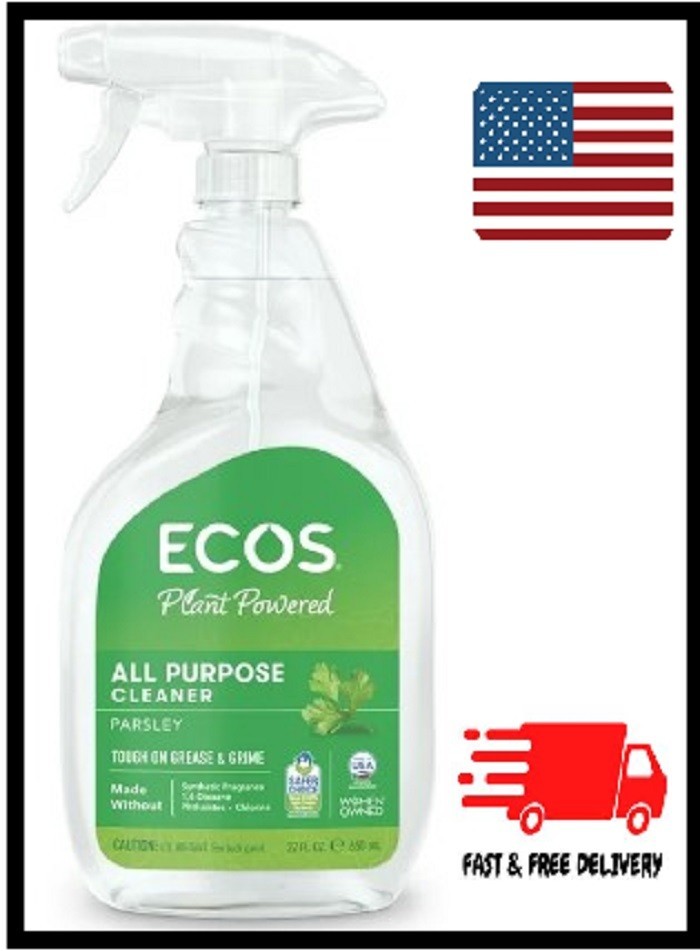 ECOS Hypoallergenic All Purpose Cleaner, Parsley, 22 Fluid Ounce, 1 Pack