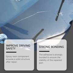 Automotive Glass Repair Kit Fluid Fix Car Windshield Resin Chip Crack Tool