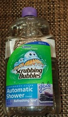 SCRUBBING BUBBLES AUTOMATIC SHOWER CLEANER REFILL With Glade Refreshing Spa