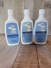 Corningware Cleaner Conditioner Blue Polish Corelle Pyrex 3 Bottles Polish open