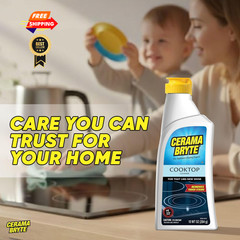 Cerama Bryte Cooktop Cleaning Kit, 18 oz 18 Ounce (Pack of 1), 4 Piece