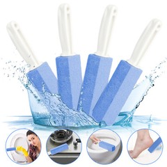 4pcs Pumice Stone Cleaner Scouring Toilet Bathroom Heavy Duty Stain Remover Tool