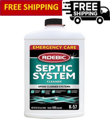 Roebic Laboratories Septic System Cleaner 32oz – Emergency Care for Sluggish Sys