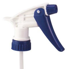 Manufacturer Varies 9-1/4″Blue/White, Plastic Trigger Sprayer, PK6 110559