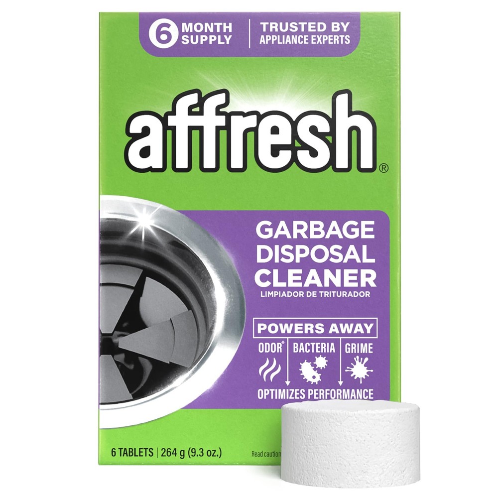 Garbage Disposal Cleaner – Eliminates Odor, Bacteria & Grime, 6 Tablets, 6-Mo…