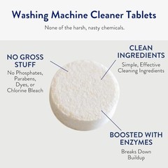 Clean People Washing Machine Cleaner – Eco Friendly Washer Machine Cleaner Table