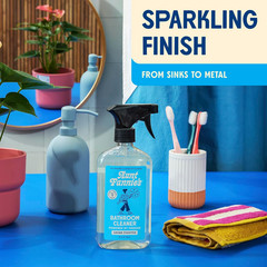All Purpose Bathroom Cleaner Vinegar Spray for Shower, Tub, Toilet, Tile, Sink a