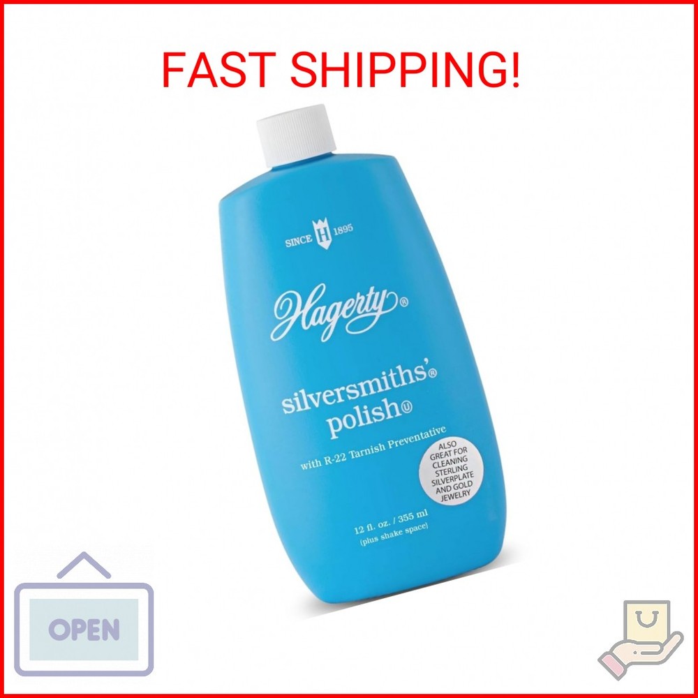 W. J. Hagerty Hagerty 10120 Silversmiths’ Silver Polish, 12 Ounces, 12 Fl Oz (Pa