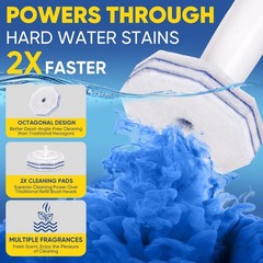 30Ct Aromative Toilet Brush Refills, Toilet Bowl Cleaner Refills, Double-Laye…