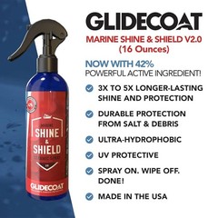 Glidecoat Marine Shine & Shield | 42% Ceramic Spray | Better than Boat Wax |