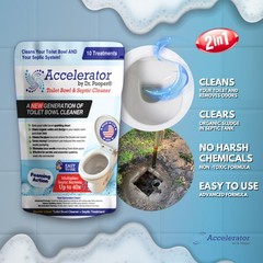 Dr. Pooper Bowl & Septic Tank Cleaner—Powerful Stain & Odor Eliminator—Bio-Ac…