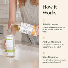 Cleaning Essentials Kit: All Purpose Spray, Glass Cleaner, and Bathroom Cleaner