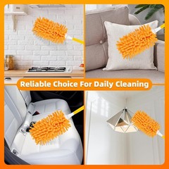 4 Pack Reusable Duster Refills with Swiffer Hand Duster, Washable Microfiber …